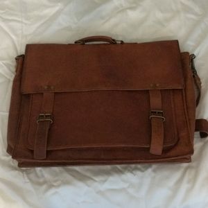 Men's Leather Messenger Bag